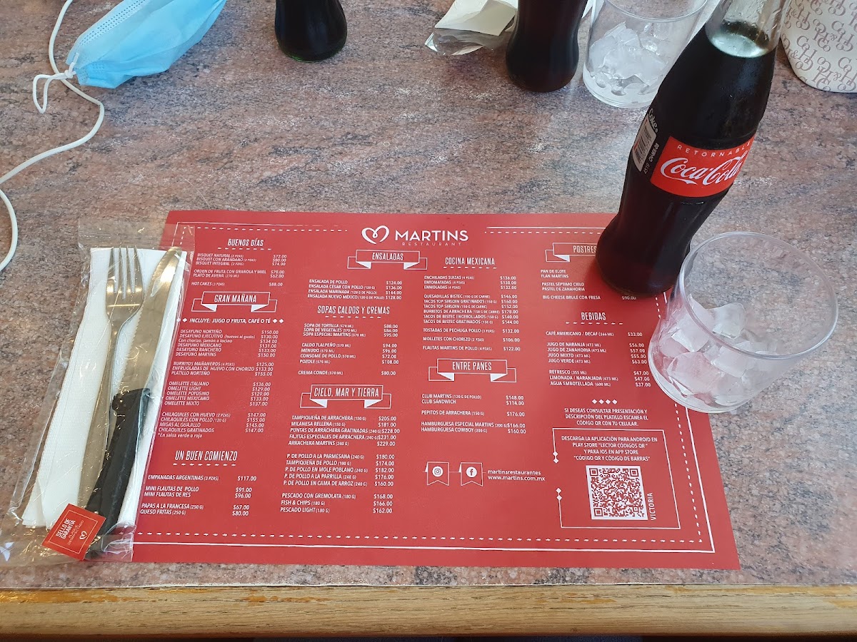 Martins Tamaulipas Menu - Image 3